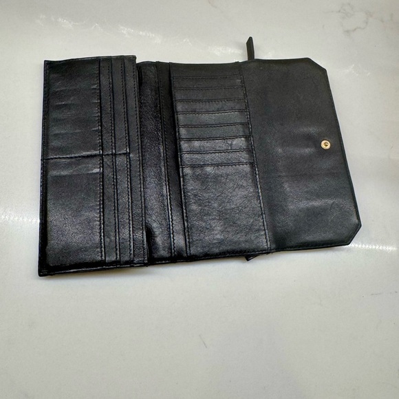 Vince Camuto Black Leather Wallet - Picture 3 of 6